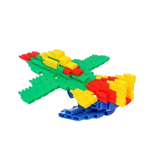 DIY Plastic Bullet Building Blocks, Educational Toys - 100 Pieces