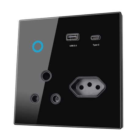Smart Wall Socket With USB & Type C