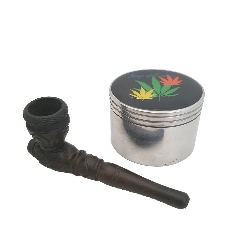 Tobacco & Herb Smoking Pipe with Grinder Shop Today. Get it Tomorrow!