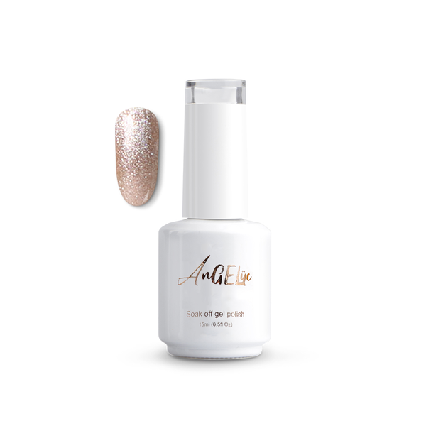 Angelyc Gel Polish - Rose Gold Sparkle