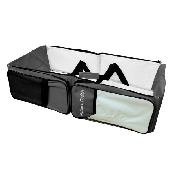Diaper Bag &amp; Changing Station - Grey image