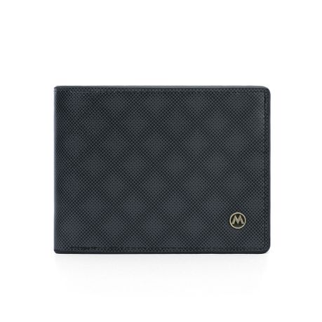 Mens Genuine Leather Wallet with Snap Closure & RFID Protection Image