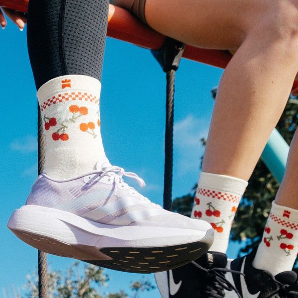 Gilnokie Cherry - Half-Crew Height Socks