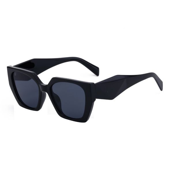 Cat Eye Full Frame Sunglasses Wide Temple Women
