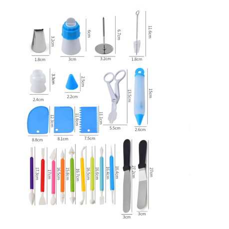 66 Pieces cake decorator set | Shop Today. Get it Tomorrow ...