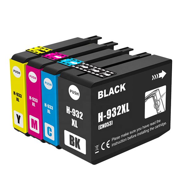 HP 932XLB / HP 933XL C/M/Y/K Compatible Inks