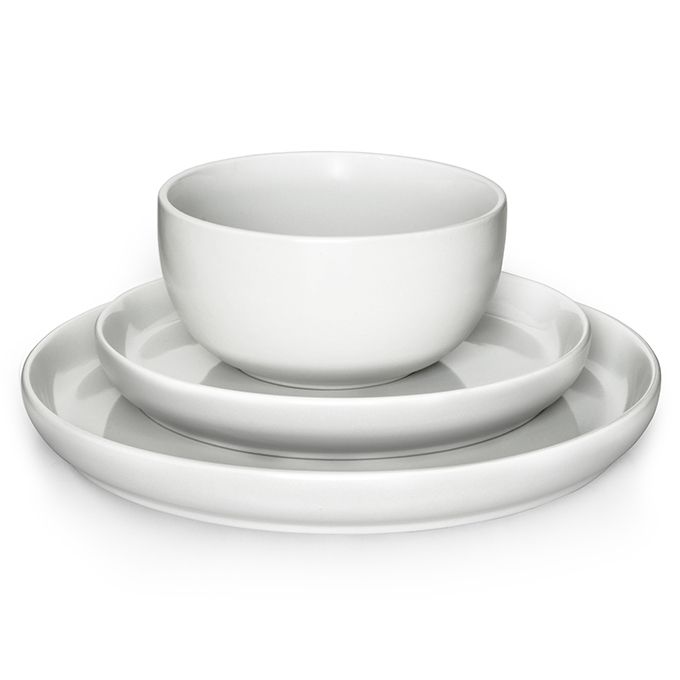 Eetrite 12 Piece Stoneware Dinner Set White Buy Online in South