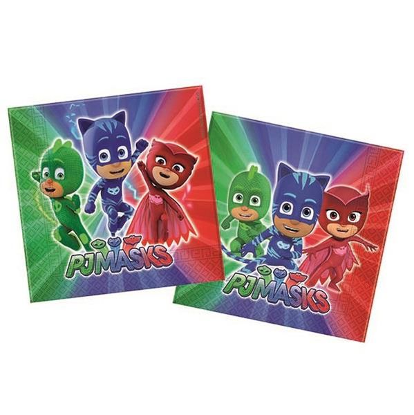 Pj Masks 2Ply Paper Napkins 33cm x 33cm
