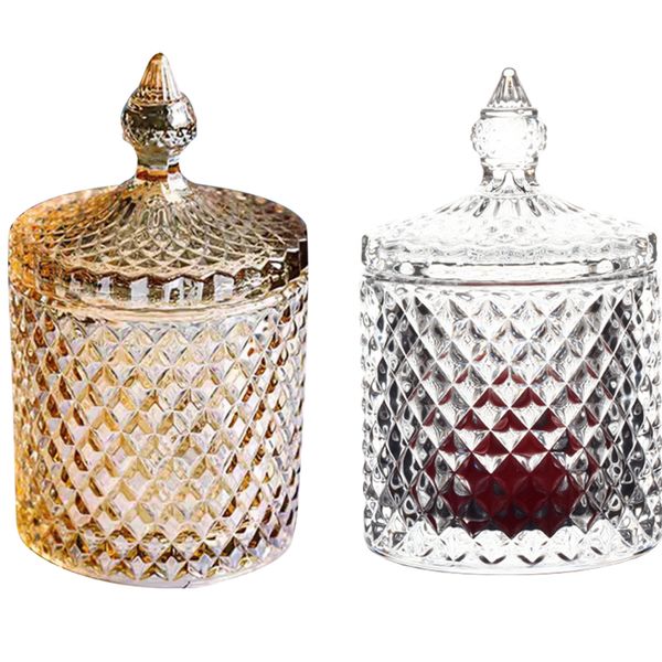 Home Nordic Glass Decor Sweet Containers Set Of 2