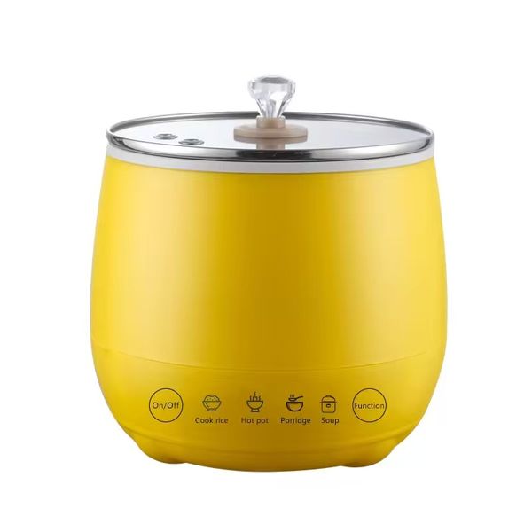350W Electric Mini Rice Cooker with 1.8L Capacity &amp; Non-Stick Pot