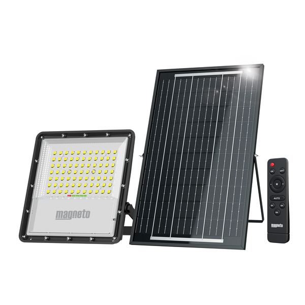 Magneto 200W Solar Security Light with 3000 lumens - Easy Installation