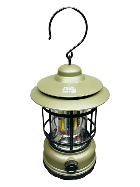 Campmaster Dimming Rechargeable Vintage Lantern LED Light Lamp 200 Lumens