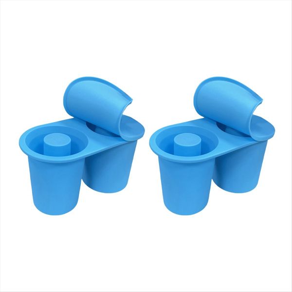 Ice-Cube Tray Compatible with Stanley Cup - Silicone Cylinder Ice Mold with