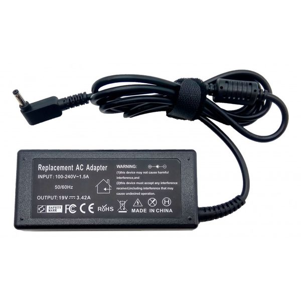 Replacement AC Adapter for ASUS 65W 19V 3.42A - 4.0x1.35mm Tip