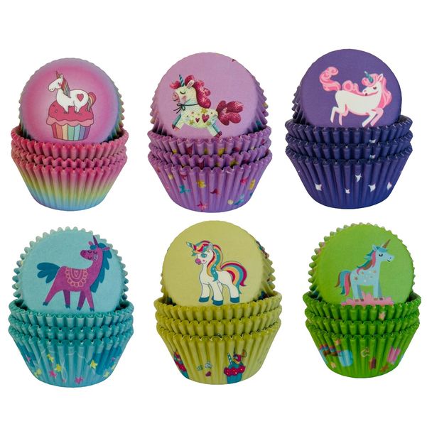 Magical Unicorn Cupcake Wrappers - 7cm - 600 Piece