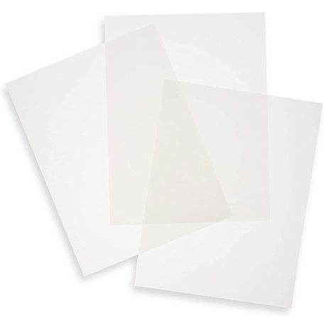 100 Sheets Translucent Vellum Paper for Invitations, Crafts, Tracing, 93  GSM (White, 12x12 in)