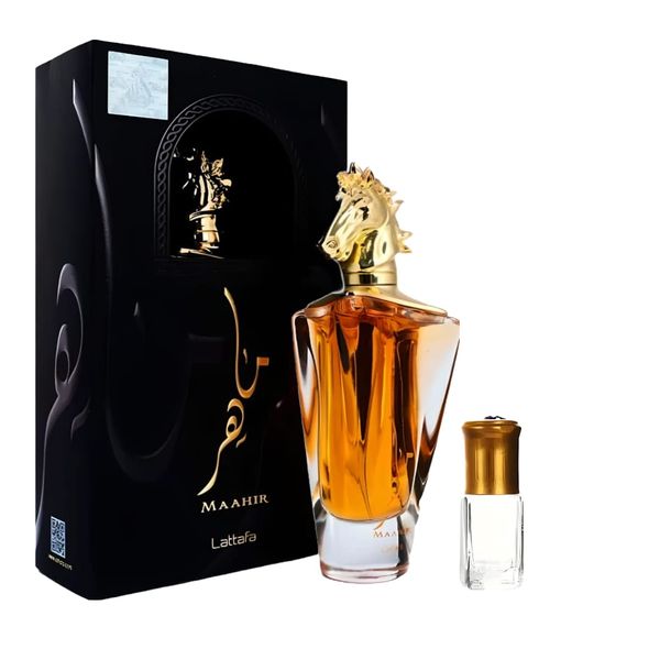 Maahir Gold Eau de Parfum - 100ml +(Perfume Oil Gift)