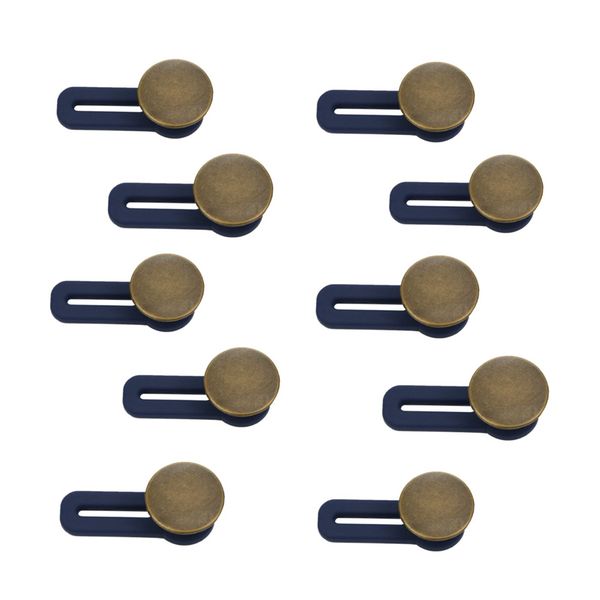 Fashion Adjustable Retractable Jean Waist Button Extenders 10 Piece Special