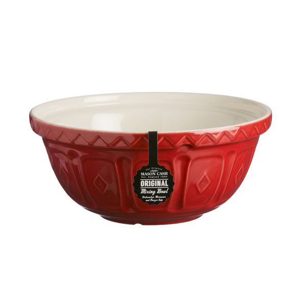 Mason Cash Colour Mixing Bowl Red 29cm
