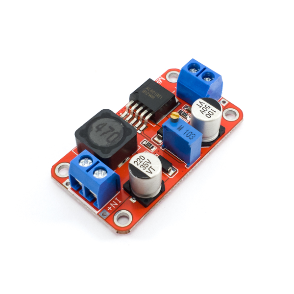 DC-DC Boost Converter - XL6019 - Dimensions: ~(50mm x 28mm x 13mm)