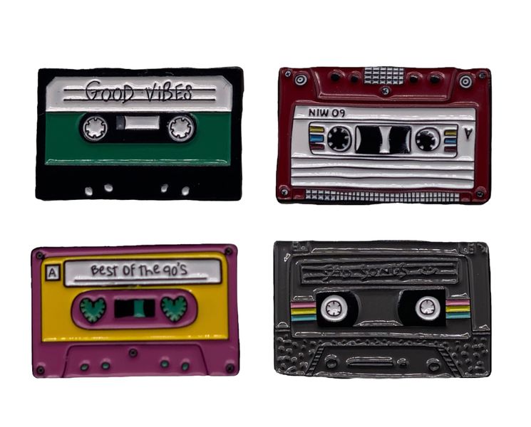 Pause Jewellery Casette Badges