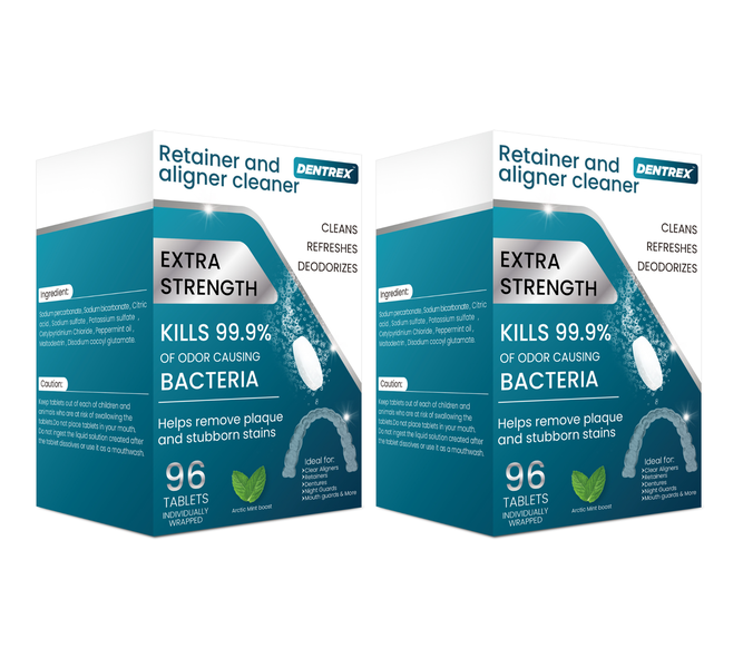 DentreX - Extra Strength Retainer and Aligner Cleaner Tablets - 192 pack