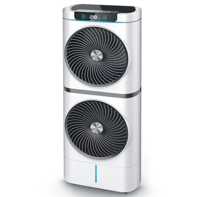 White, Black Indoor & Outdoor Remote Controlled Floor Fan