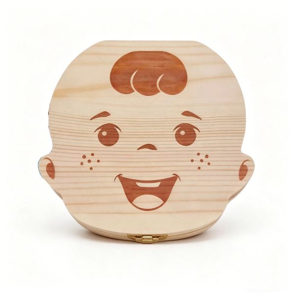 Cute Cartoon Baby Tooth Keepsake Box Snug Fit, Secure &amp; Won'T Fall Out