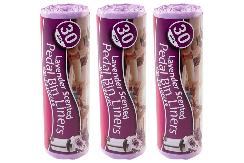 Bin Liners Lavender 30s - 3 Pack