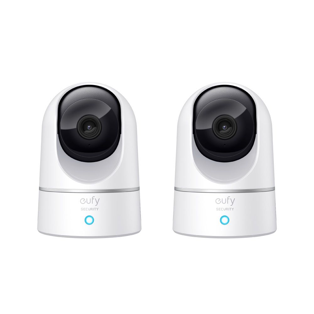 Eufy Indoor Security Camera 2K Pan & Tilt (Human & Pet AI) - Bundle ...