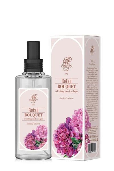 Rebul Bouquet Eau de Cologne 270 ml (Glass Bottle) 80% Alcohol