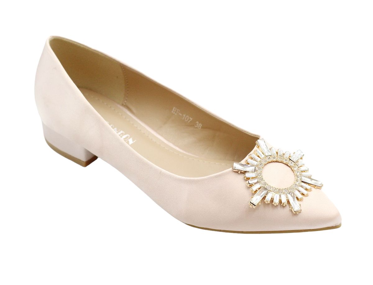 Lamara Paris - Zandra Flat Heel with Flat Trim - Beige | Shop Today ...