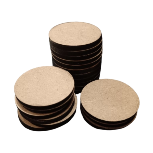 Blank MDF Circles For Crafts 3mm -