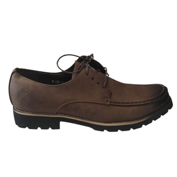 Cacatua Men's Brown Leather Lace-Up Shoe