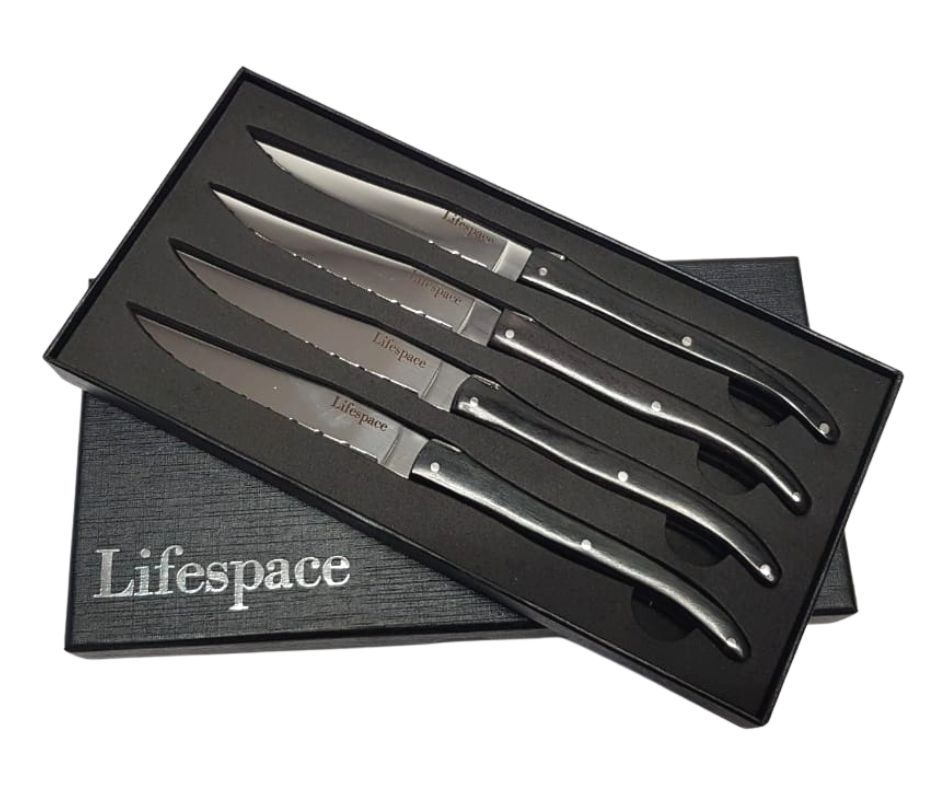 Lifespace 'Laguiole' 4Piece Steak Knives in a Gift Box Shop Today