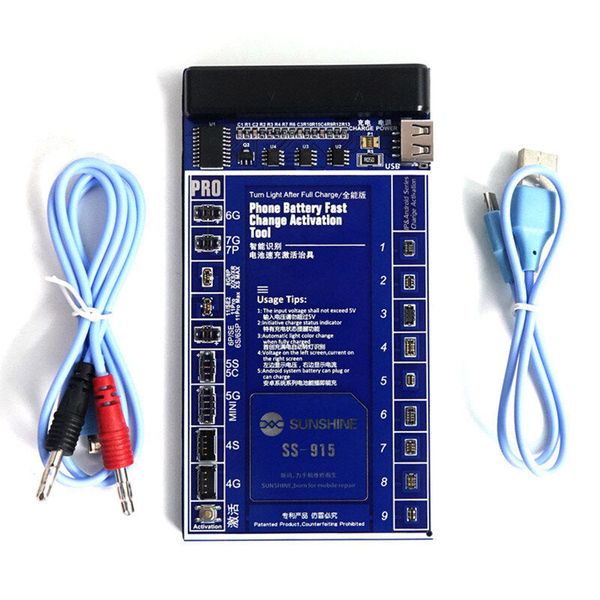 Sunshine-SS-915 IP&amp;Android Smart phone battery fast charging and activate