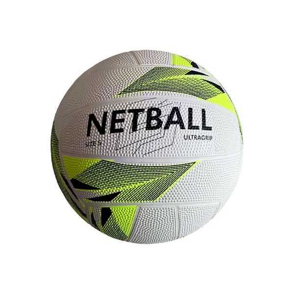 SNS Ultra Grip Netball White - Size 5