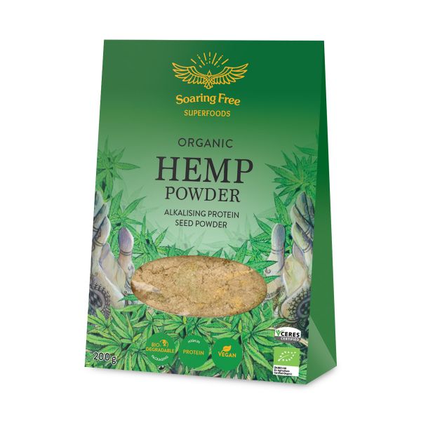 Soaring Free Organic Hemp Powder 200g
