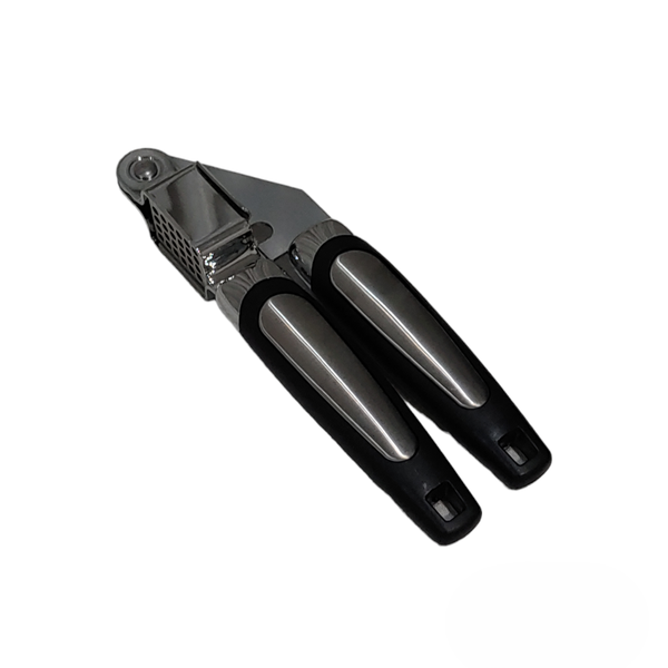 Garlic Press 18cm Black Grip Handles