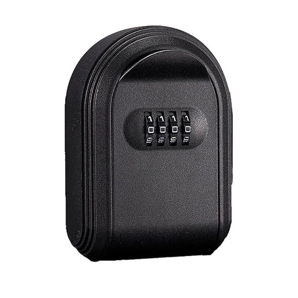 Key Lock Box with Small 4 Digit Combination,Secure Lock Box ,Black