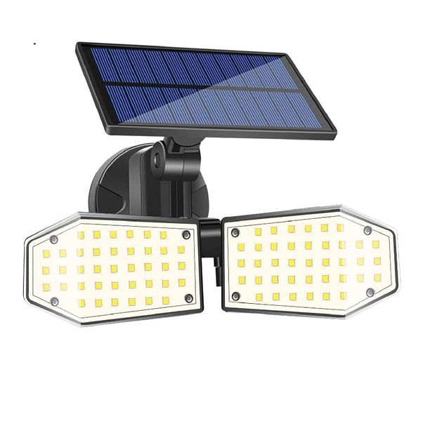 78 LED Outdoor Double Head Light 800 Lumen Waterproof Wall Light Fixture
