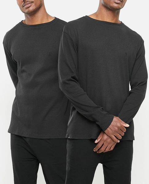 2-Pack Premium Ribbed Crew Neck s/s Tops