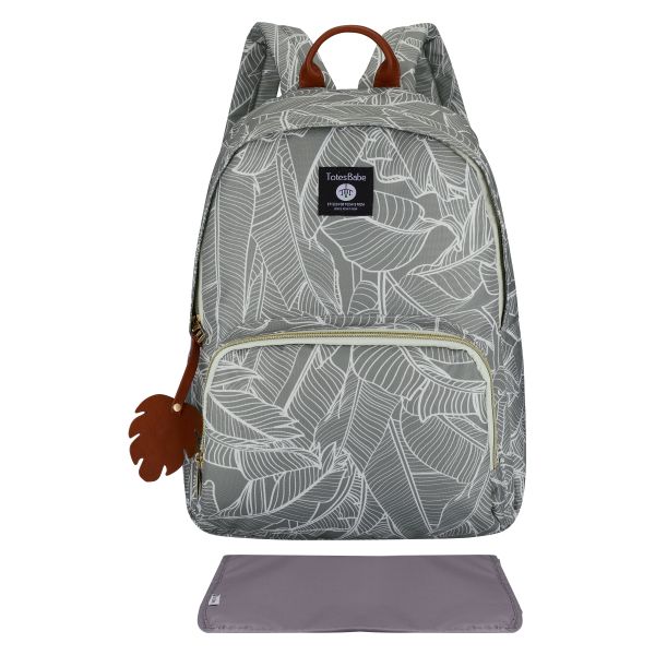Totes Babe Selva Diaper Backpack Botanical Sage