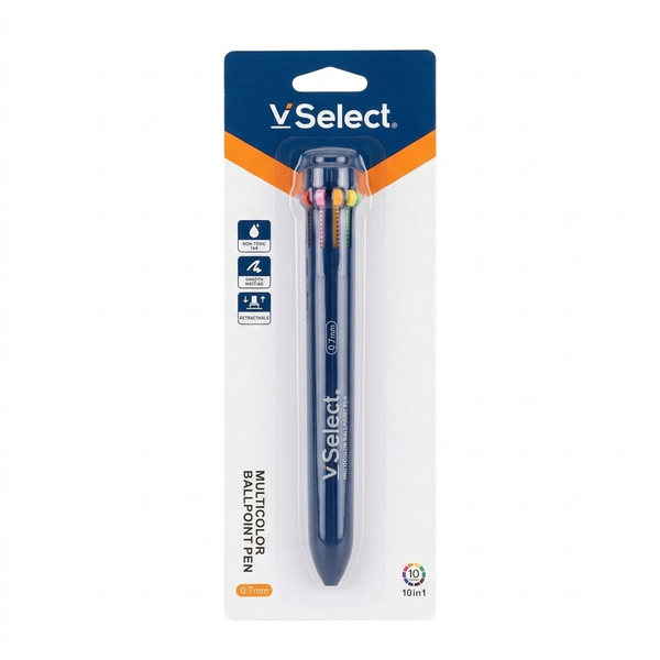 Ballpoint Pen 0.7mm 10 in 1