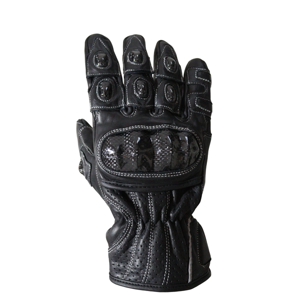 Biker Pro Men's Genuine Leather Motorbike Gloves