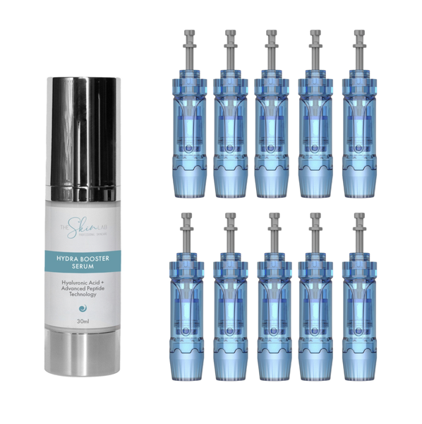 Dr Pen A8S, A11, M8S 18-Pin Needles &amp; The Skin Lab Hydra Booster Serum 30ml