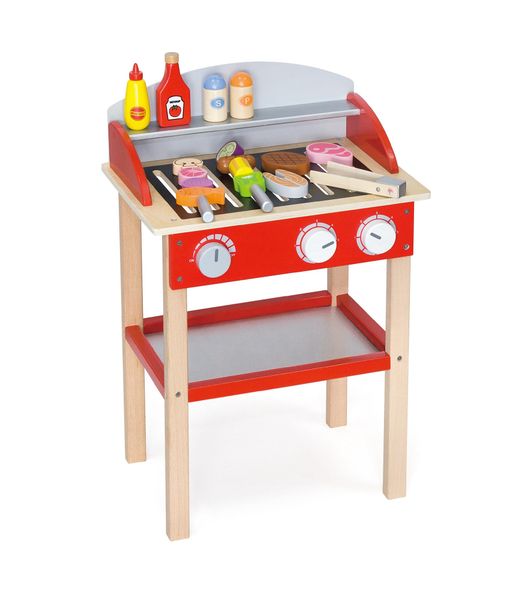Braai BBQ Stand with Play Food and Condiments