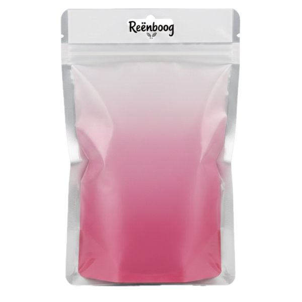 Reënboog Vibrant Pink Resealable Mylar Pouches - Set of 25 - 10x15