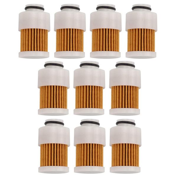 10Pcs Fuel Filter Elements for Yamaha Outboard Engine 40Hp 60Hp 75Hp