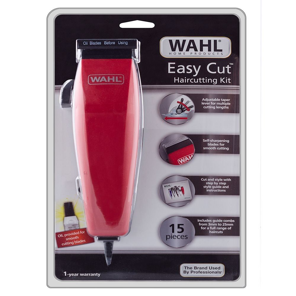 Wahl Easy Cut Haircutting Kit Red 15pc Shop Today. Get it Tomorrow